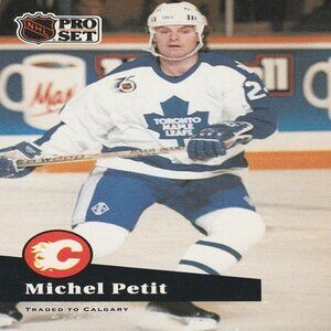 Michel Petit - 1991 Pro Set Hockey Card